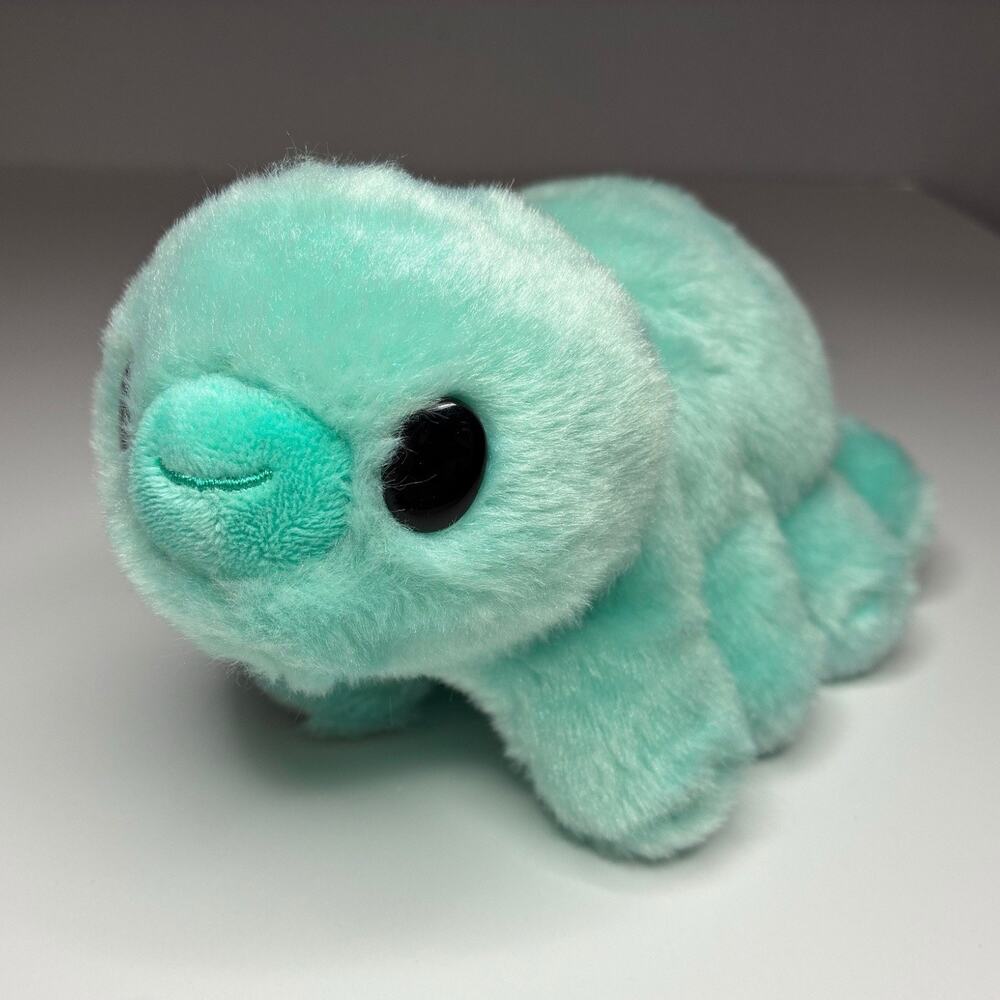 Build a Bear Mini Beans Mint Tardigrade Plush 7” Small Blue Water Bear
